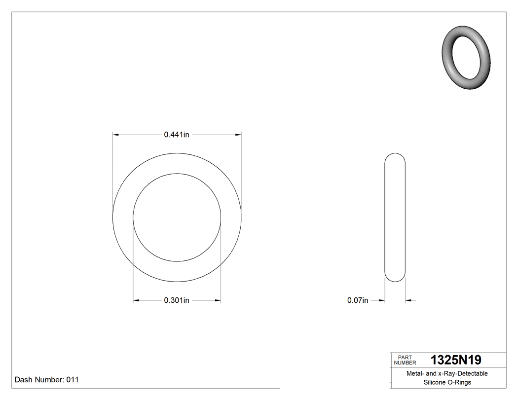 Technical drawing - 1325N19